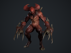 Demon Character 7 3D-Modell