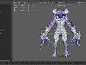 Demon Character 7 3D-Modell