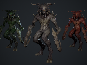 Demon Character 9 3D Model