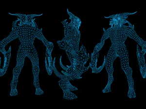 Personaggio Demone 9 Modello 3D