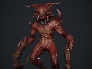 Demon Character 9 3D Model