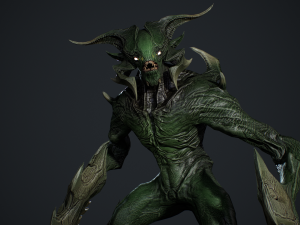 Demon Character 9 3D Model