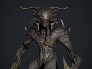Demon Character 9 3D Model