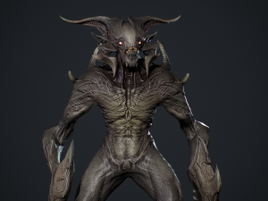 Demon Character 9 3D Model