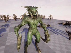 Personaggio Demone 9 Modello 3D