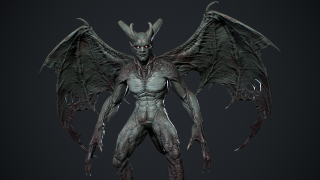 Gargoyle 2 Modèle 3D .c4d .max .obj .3ds .fbx .stl .blend 