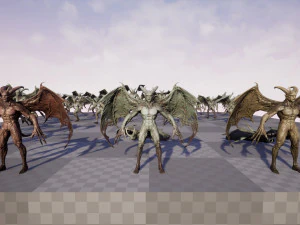 가고일 2 3D 모델