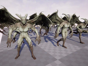 가고일 2 3D 모델