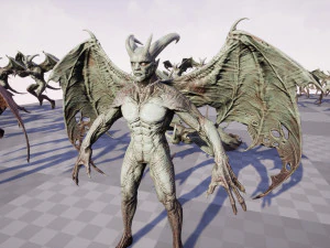 가고일 2 3D 모델