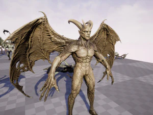 가고일 2 3D 모델