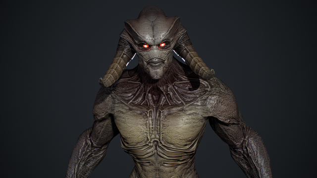 Demon Character 10 3D Model .c4d .max .obj .3ds .fbx .stl .blend 