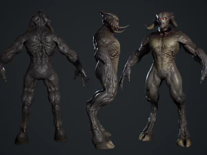 Demon Character 10 3D Model