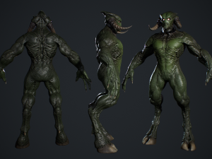 Demon Character 10 3D Model