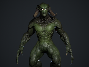 Demon Character 10 3D Model