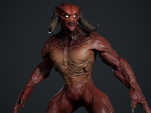 Demon Character 10 3D Model