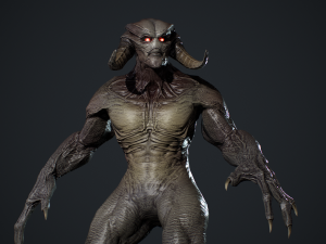 Demon Character 10 3D Model