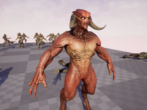 Demon Character 10 3D Model