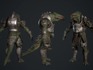 Dragon Warrior 3D Model