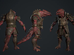 Dragon Warrior 3D Model