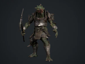 Dragon Warrior 3D Model