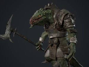 Dragon Warrior 3D Model