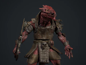 Dragon Warrior 3D Model