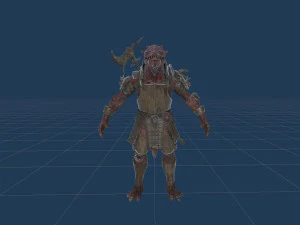 Dragon Warrior 3D Model