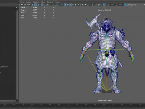 Dragon Warrior 3D Model
