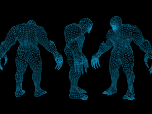 Monster 4 3D Model