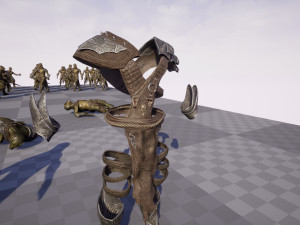 Lizardman Rogue Model 3D