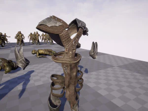 Lizardman Rogue 3D Model