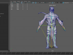 Lizardman Rogue Model 3D
