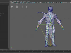 Lizardman Rogue 3D Model