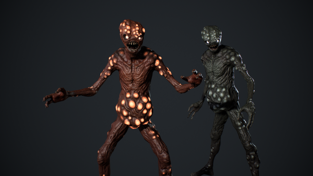 Monster 5 3D Model .c4d .max .obj .3ds .fbx .stl .blend 