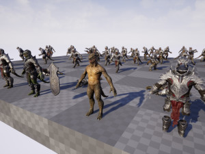 Lizardman Knight 3D 模型