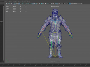 Lizardman Knight 3D 模型