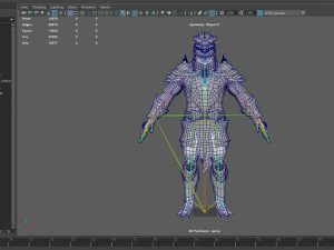 Lizardman Knight 3D Model