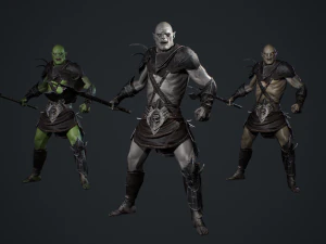 オーク 3Dモデル