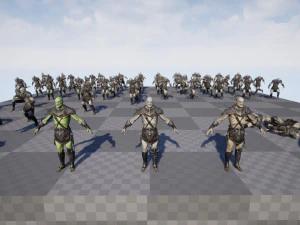 オーク 3Dモデル