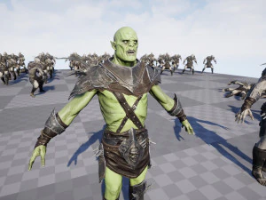 オーク 3Dモデル