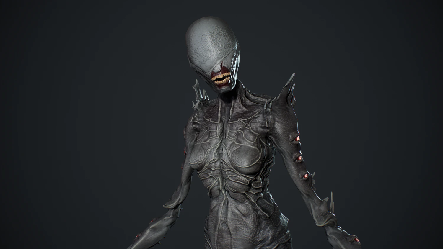 Monster 7 3D Model .c4d .max .obj .3ds .fbx .stl .blend 