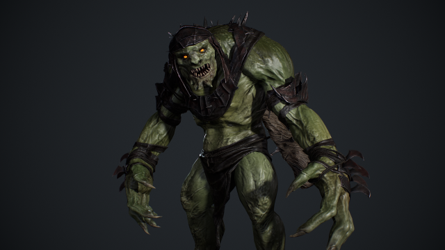 Troll Model 3D .c4d .max .obj .3ds .fbx .stl .blend