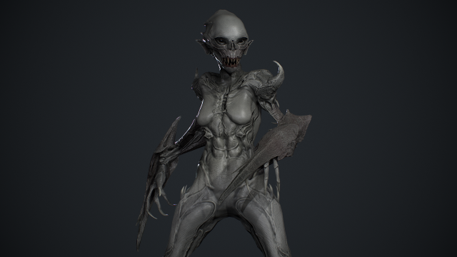 Monster 9 3D Model .c4d .max .obj .3ds .fbx .stl .blend 