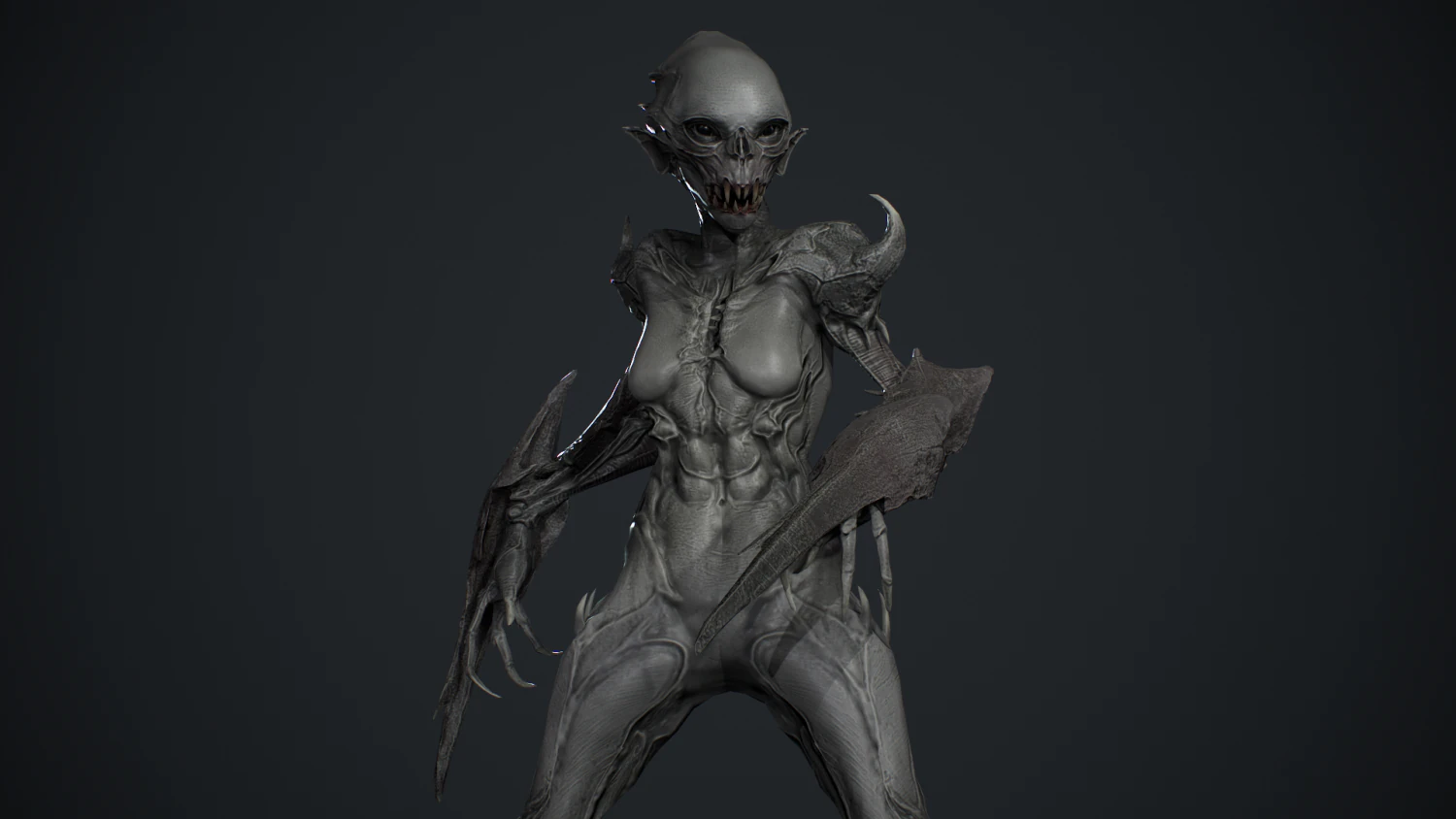 Monster 9 3D Model .c4d .max .obj .3ds .fbx .stl .blend 