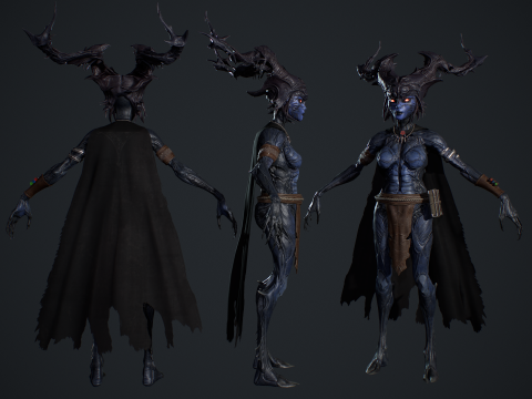 Forest Witch 3D 모델