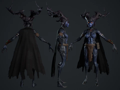 Bruxa da Floresta Modelo 3D