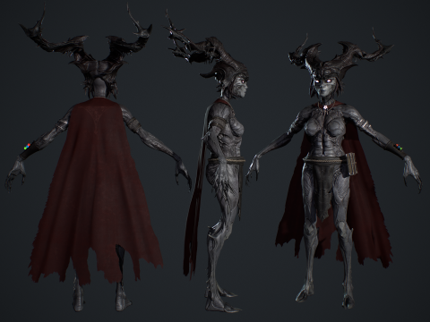 Forest Witch 3D 모델