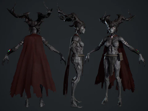 Bruxa da Floresta Modelo 3D