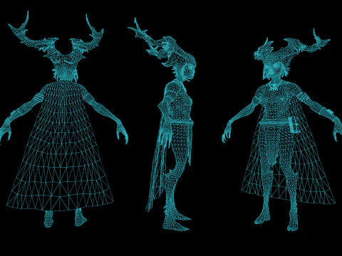 Bruxa da Floresta Modelo 3D