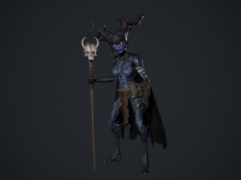 Forest Witch 3D 모델